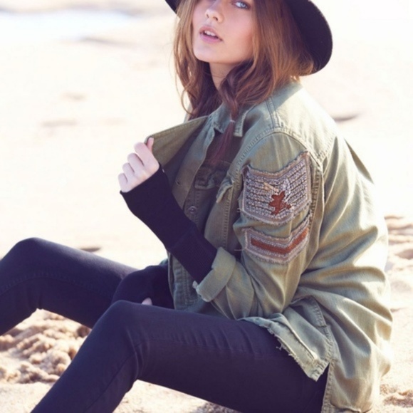 Free People Cyndi High Rise Skinny Jeans Black - Picture 2 of 7